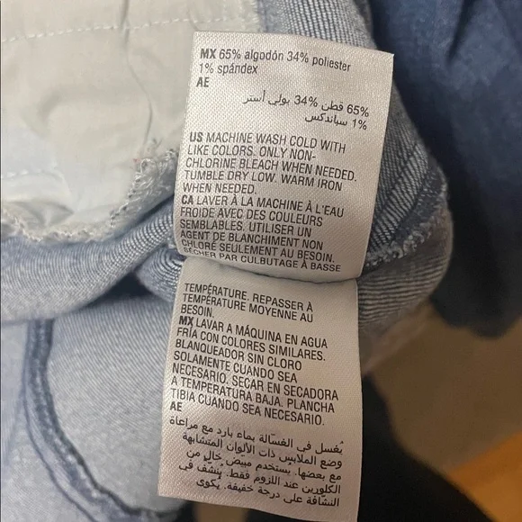 INC International Concepts 2X denim blazer jacket - Picture 7 of 9